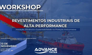 Capa do post “Advance Tintas realiza workshop técnico em Macaé e apresenta soluções inovadoras para pintura industrial”.